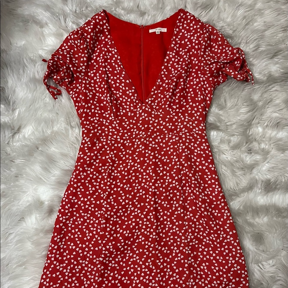 Red dress with hearts!